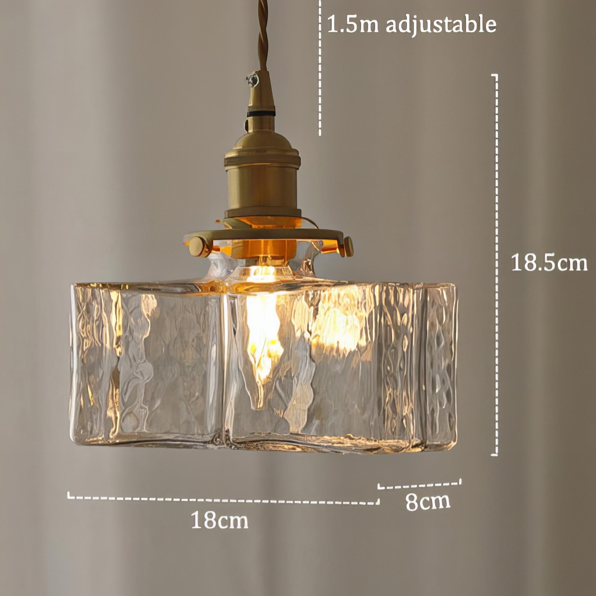 Hängelampe Glas E27 Messing Transparent Esstisch Wohnzimmer Vintage Klassische Beleuchtung Kochinsel Stimmungsleuchte | Restfield