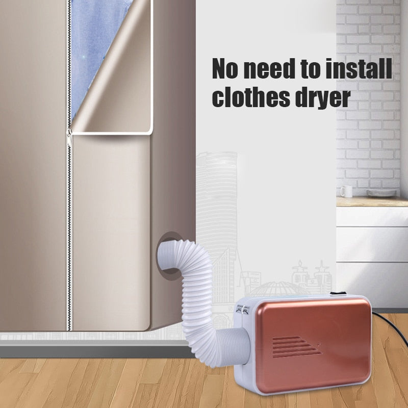 Electric Clothes Dryer 800W PTC Heating Fan Fast-Drying Cabinet Portable Compact Drying Cabinet | Sansoti