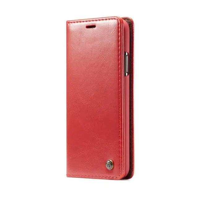 Leather Phone Case iPhone 13 Pro Max Black Brown Camera Protection Grip Stylish Durable Leather Case | Sansoti