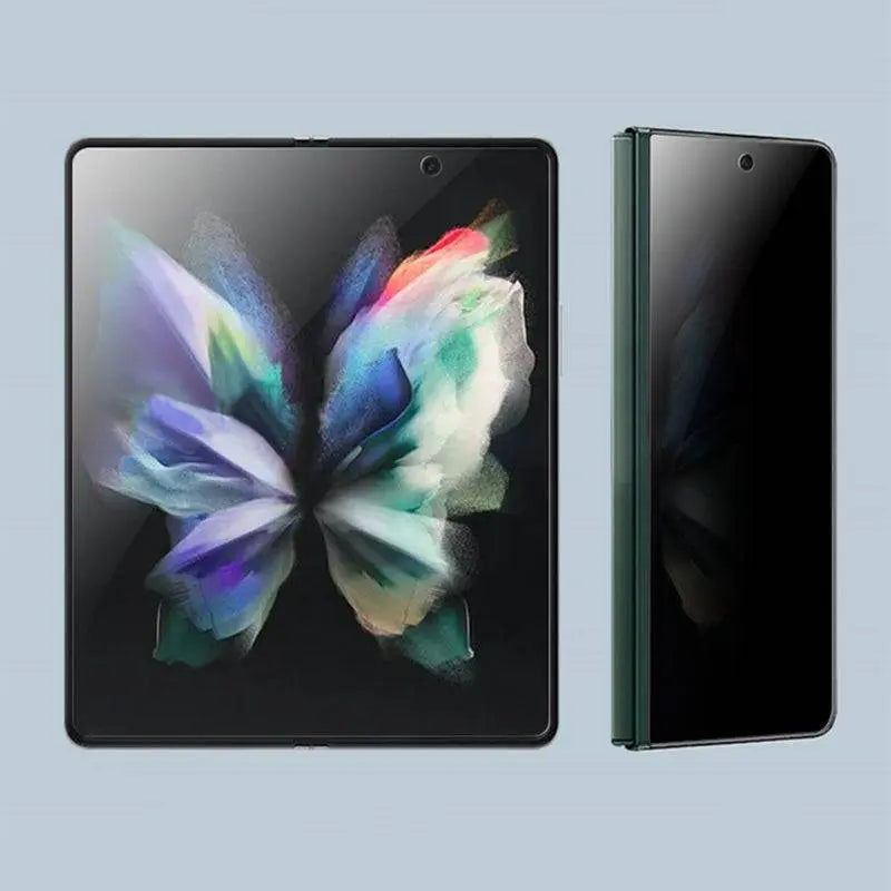 Privacy-Bildschirmschutz aus gehärtetem Glas für faltbares Smartphone Z Fold 3 Blickschutz Schutzfolie | Sansoti