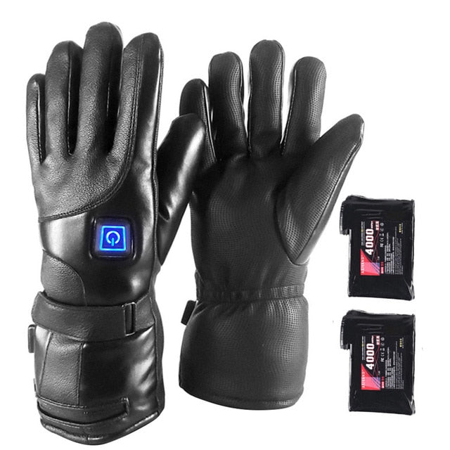 Heated Gloves Electric Rechargeable Touchscreen Windproof Unisex Winter Gloves Outdoor Clothing | Sansoti