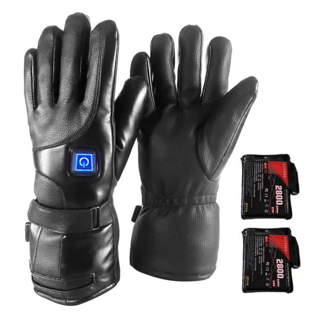 Heated Gloves Electric Rechargeable Touchscreen Windproof Unisex Winter Gloves Outdoor Clothing | Sansoti