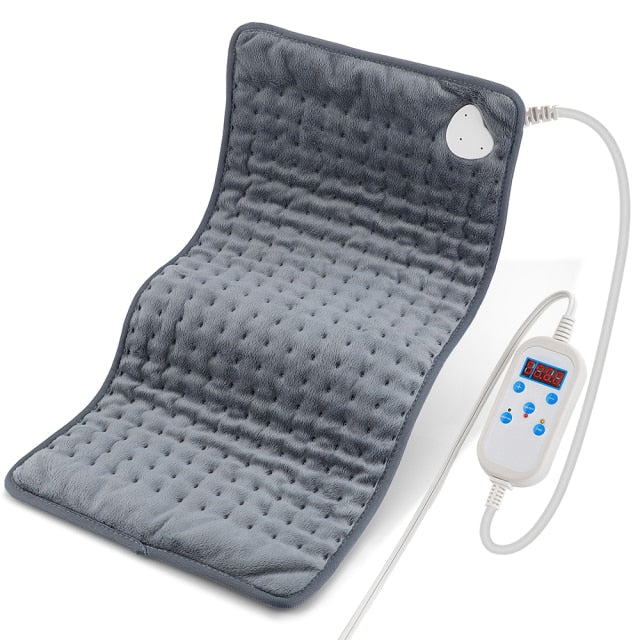Electric Heating Pad 76x40cm Heat Therapy 10 Temperature Settings Digitally Adjustable Machine Washable | Sansoti