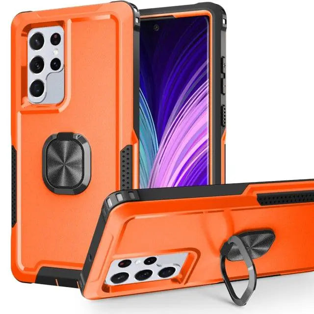 Wytrzymałe etui na telefon z podstawką do Samsung Galaxy S22 Plus Ultra, pełna ochrona, odporne na wstrząsy | Sansoti