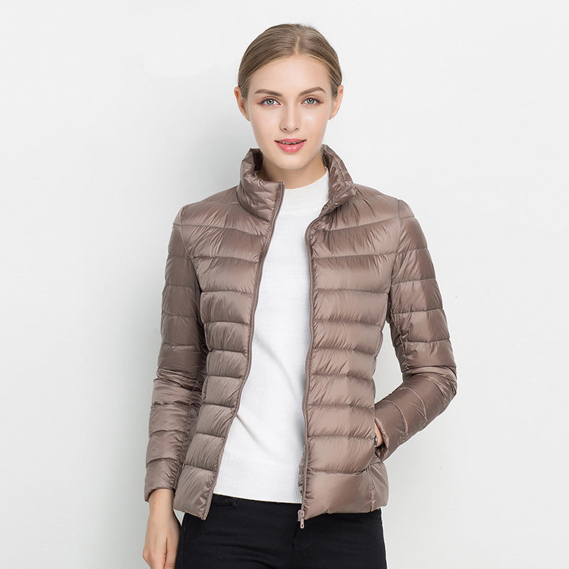 Padded Women's Jacket Fall Winter Lightweight Warm Stylish Quilted Design with Zipper Comfortable Lined S to 3XL | Sansoti