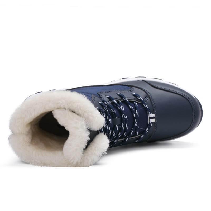 Lined Women's Ankle Boots Water-Repellent Platform Slip-Ons Winter Casual Comfort Walking Shoes Outdoor | Sansoti