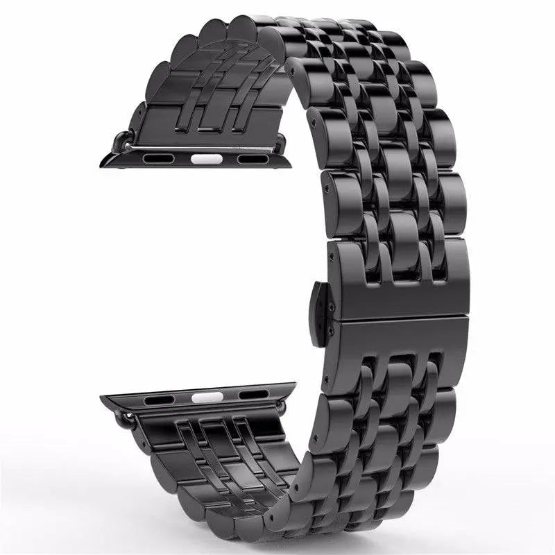Schakelarmband Smartwatch 38-49mm Siliconen Polsband Sporthorloge Zwart Zilver Goud Verstelbaar Universeel | Sansoti