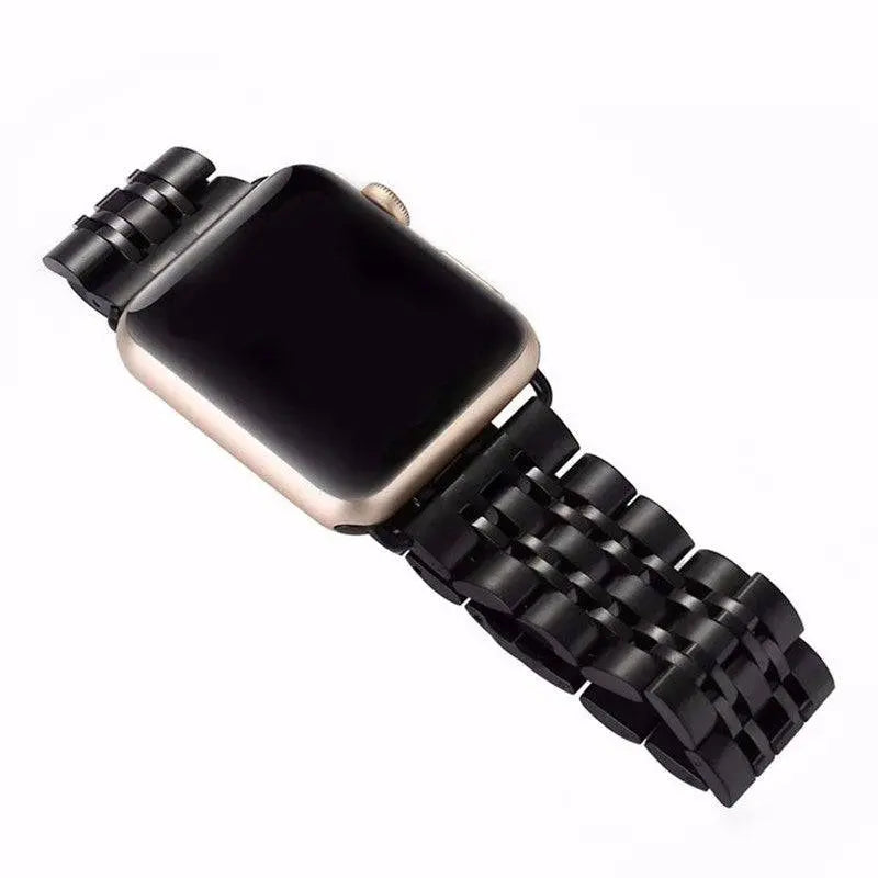 Schakelarmband Smartwatch 38-49mm Siliconen Polsband Sporthorloge Zwart Zilver Goud Verstelbaar Universeel | Sansoti