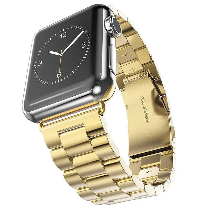 Stainless Steel Link Band Smartwatch 42mm 46mm 49mm Wristband Adjustable Metal Watch Accessory Universal | Sansoti