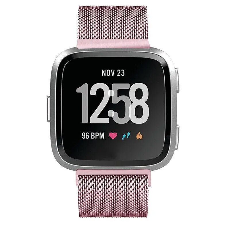 Bracelet de montre réglable en acier inoxydable, maille milanaise avec fermeture magnétique, pour smartwatch, accessoire de bracelet | Sansoti