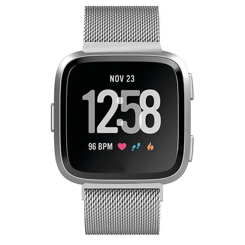 Bracelet de montre réglable en acier inoxydable, maille milanaise avec fermeture magnétique, pour smartwatch, accessoire de bracelet | Sansoti