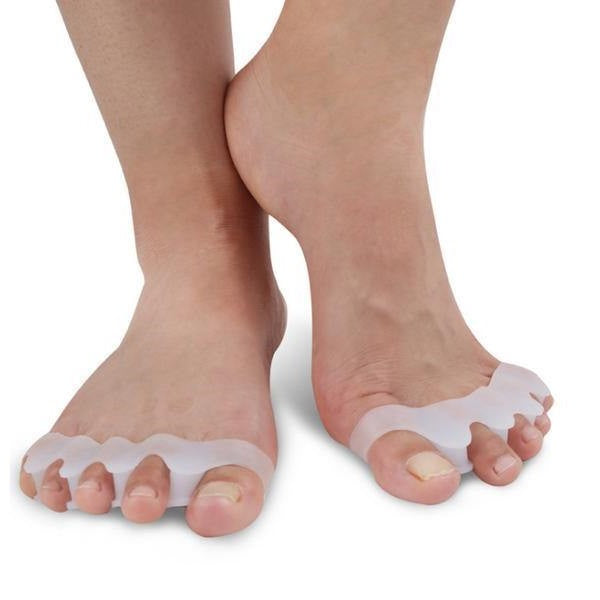 Correcteur orthopédique d’orteils en silicone, séparateur d’orteils pour correction de l’hallux valgus et des oignons, pour la rééducation du pied | Sansoti