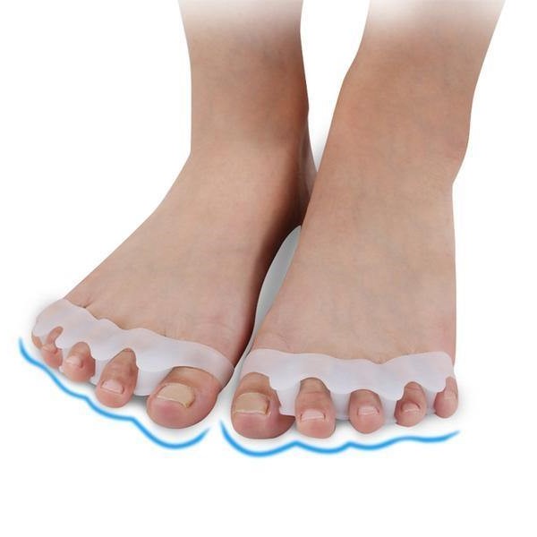 Correcteur orthopédique d’orteils en silicone, séparateur d’orteils pour correction de l’hallux valgus et des oignons, pour la rééducation du pied | Sansoti