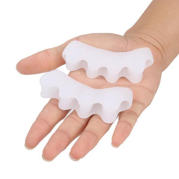 Correcteur orthopédique d’orteils en silicone, séparateur d’orteils pour correction de l’hallux valgus et des oignons, pour la rééducation du pied | Sansoti