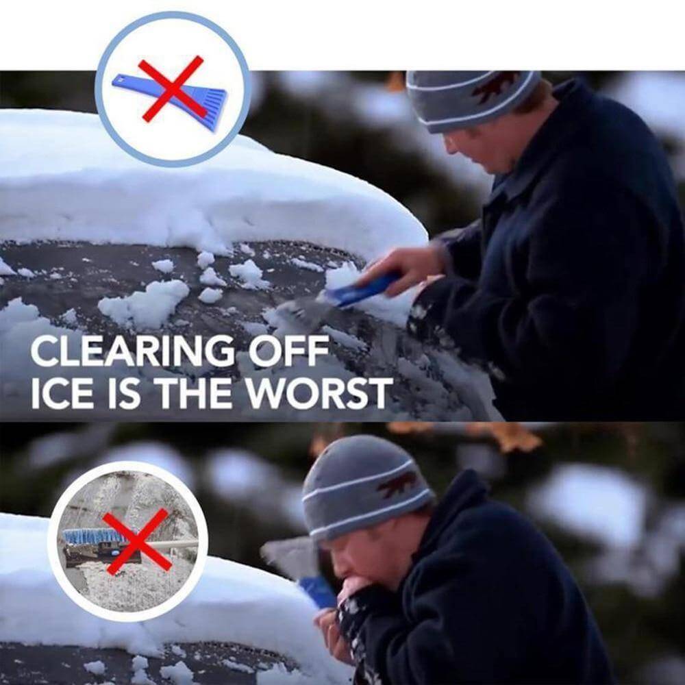 Conical Ice Scraper Car Windshield Snow Remover Winter Scraper Multifunctional Hand Tool | Sansoti