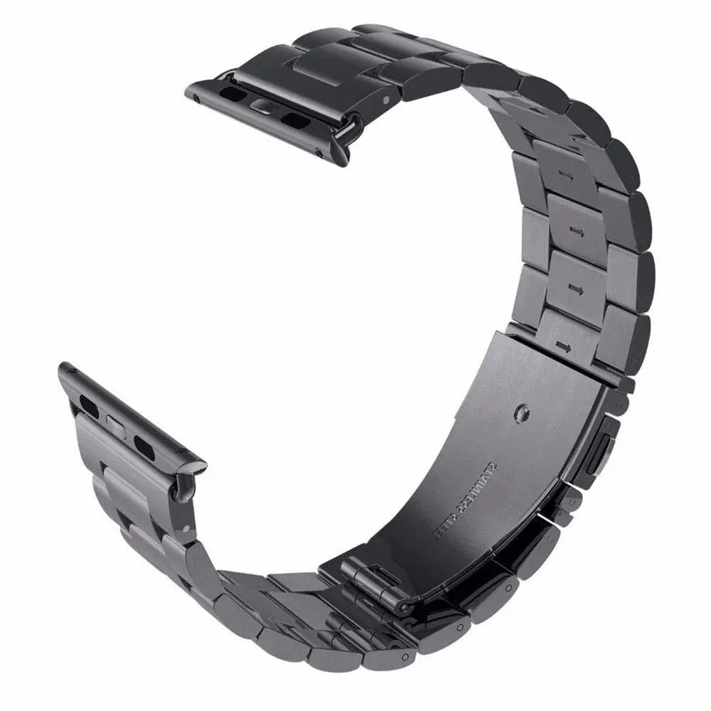 Stainless Steel Link Band Smartwatch 42mm 46mm 49mm Wristband Adjustable Metal Watch Accessory Universal | Sansoti