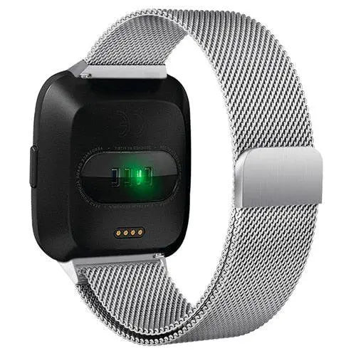 Bracelet de montre réglable en acier inoxydable, maille milanaise avec fermeture magnétique, pour smartwatch, accessoire de bracelet | Sansoti