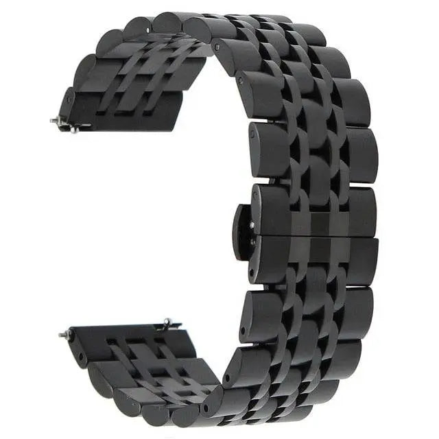 Stainless Steel Watch Band 22mm Smartwatch Wristband Metal Link Band Adjustable Universal Robust | Sansoti