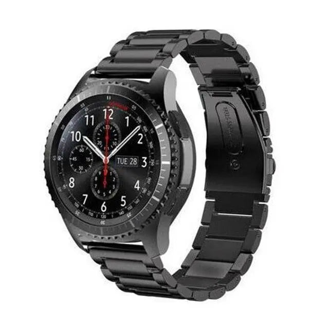 Stainless Steel Smartwatch Band 18mm 20mm 22mm 23mm Adjustable Metal Watch Strap Premium Universal | Sansoti