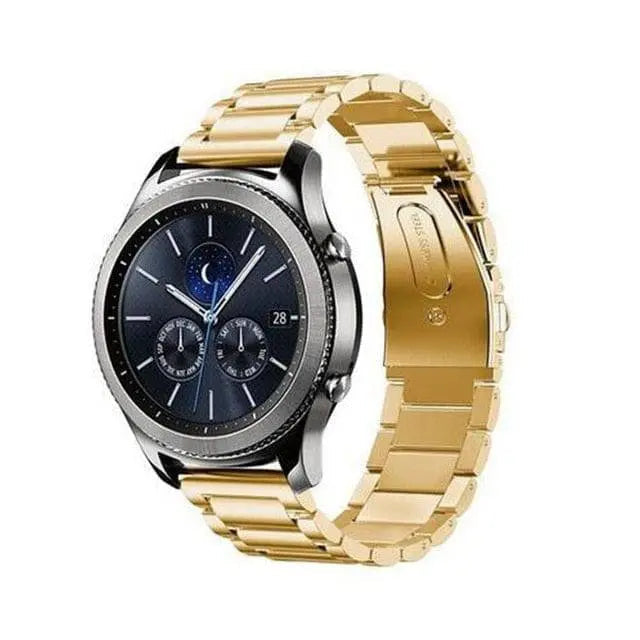 Stainless Steel Smartwatch Band 18mm 20mm 22mm 23mm Adjustable Metal Watch Strap Premium Universal | Sansoti