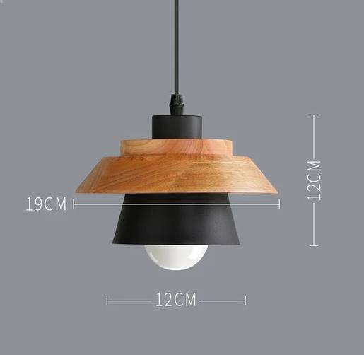 Skandinavische Holz-Metall-Pendelleuchte Nordisches Design Farbige Aluminium-Kegel- oder Kuppeldeckenleuchte mit verstellbarem Kabel | Restfield