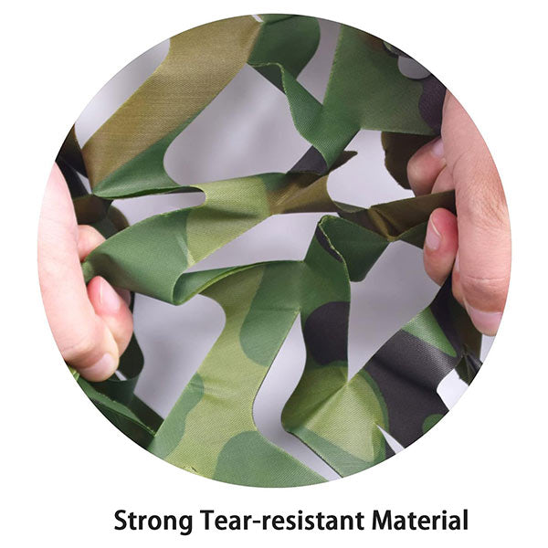 Camouflage Nylon Net Shade Cloth for Outdoor Camping and Garden Decoration, Foldable, Multiple Sizes, Shelter | Sansoti