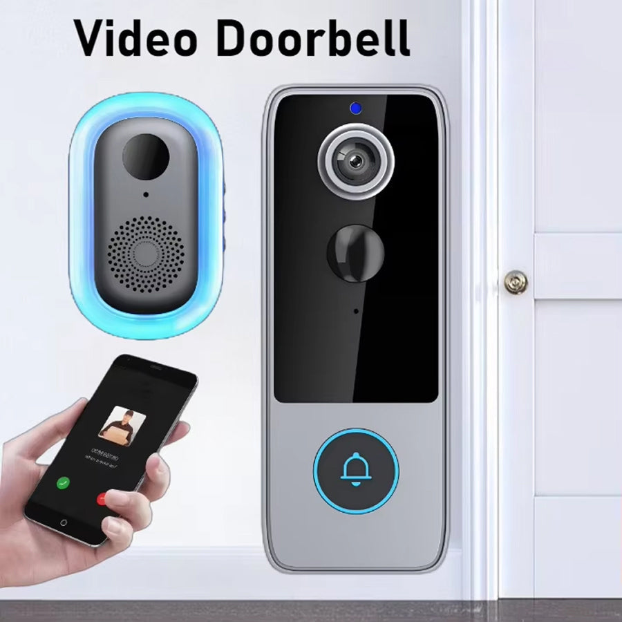 Wireless Video Doorbell 1080P HD with Night Vision and Motion Detection for Home Security and Access Control | Sansoti