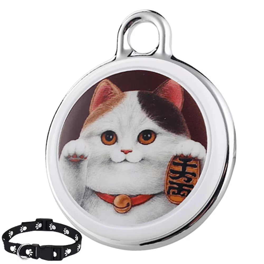 GPS Tracker for Cats with Bluetooth Location Tracking Waterproof Compact Pet Location Finder Safety | Sansoti