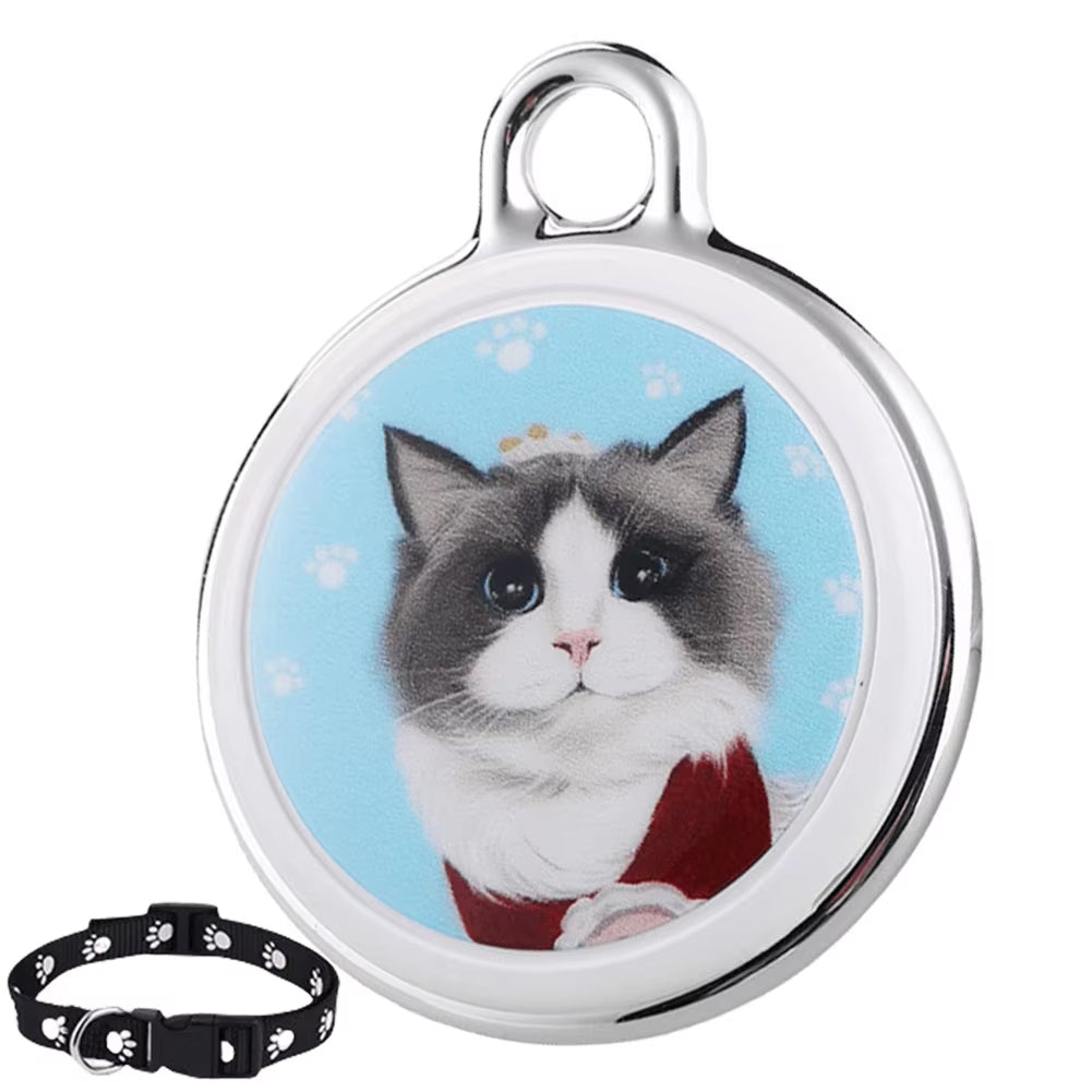 GPS Tracker for Cats with Bluetooth Location Tracking Waterproof Compact Pet Location Finder Safety | Sansoti