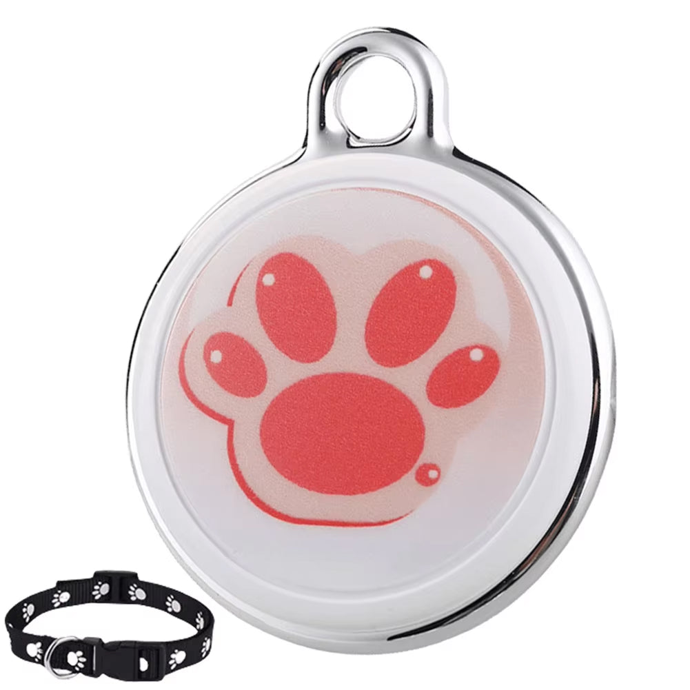 GPS Tracker for Cats with Bluetooth Location Tracking Waterproof Compact Pet Location Finder Safety | Sansoti