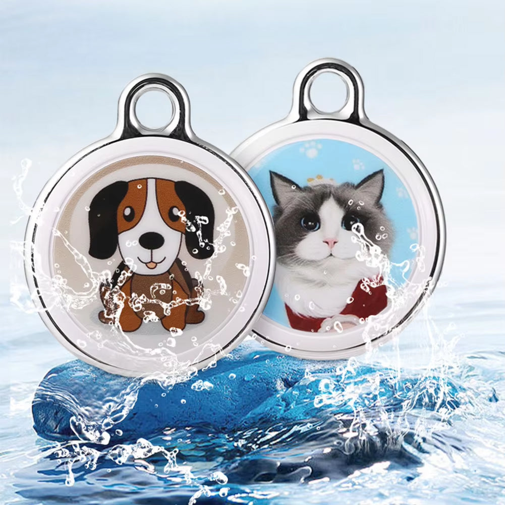 GPS Tracker for Cats with Bluetooth Location Tracking Waterproof Compact Pet Location Finder Safety | Sansoti