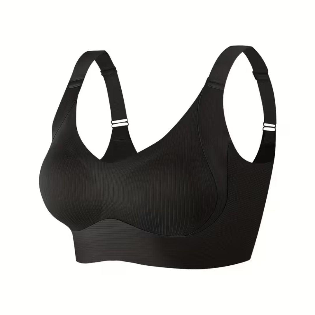 Ondersteunende Beha zonder Beugel Zwart Beige Bruin Grijs Roze Sport BH Comfort Dagelijks Wear Softcup | Sansoti