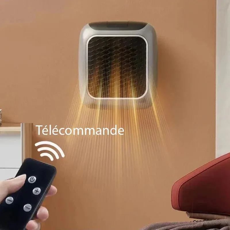 Compact Keramisch Verwarmingsapparaat 800W USB Wandmontage met Afstandsbediening Energiezuinig Verwarming | Sansoti