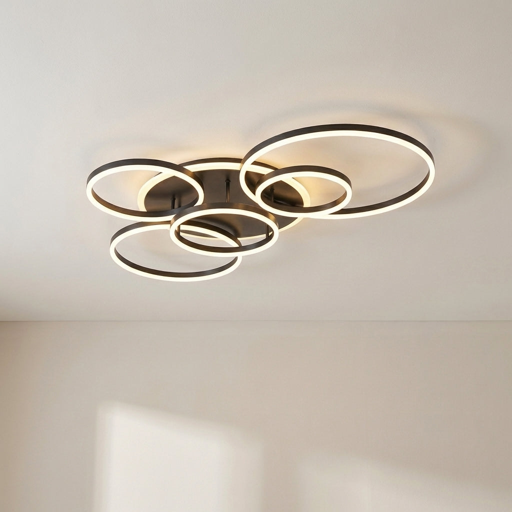 Minimalistyczna aluminiowa lampa wisząca E27 z LED, regulowana, nowoczesny design do jadalni, sypialni i kącika do czytania | Sansoti