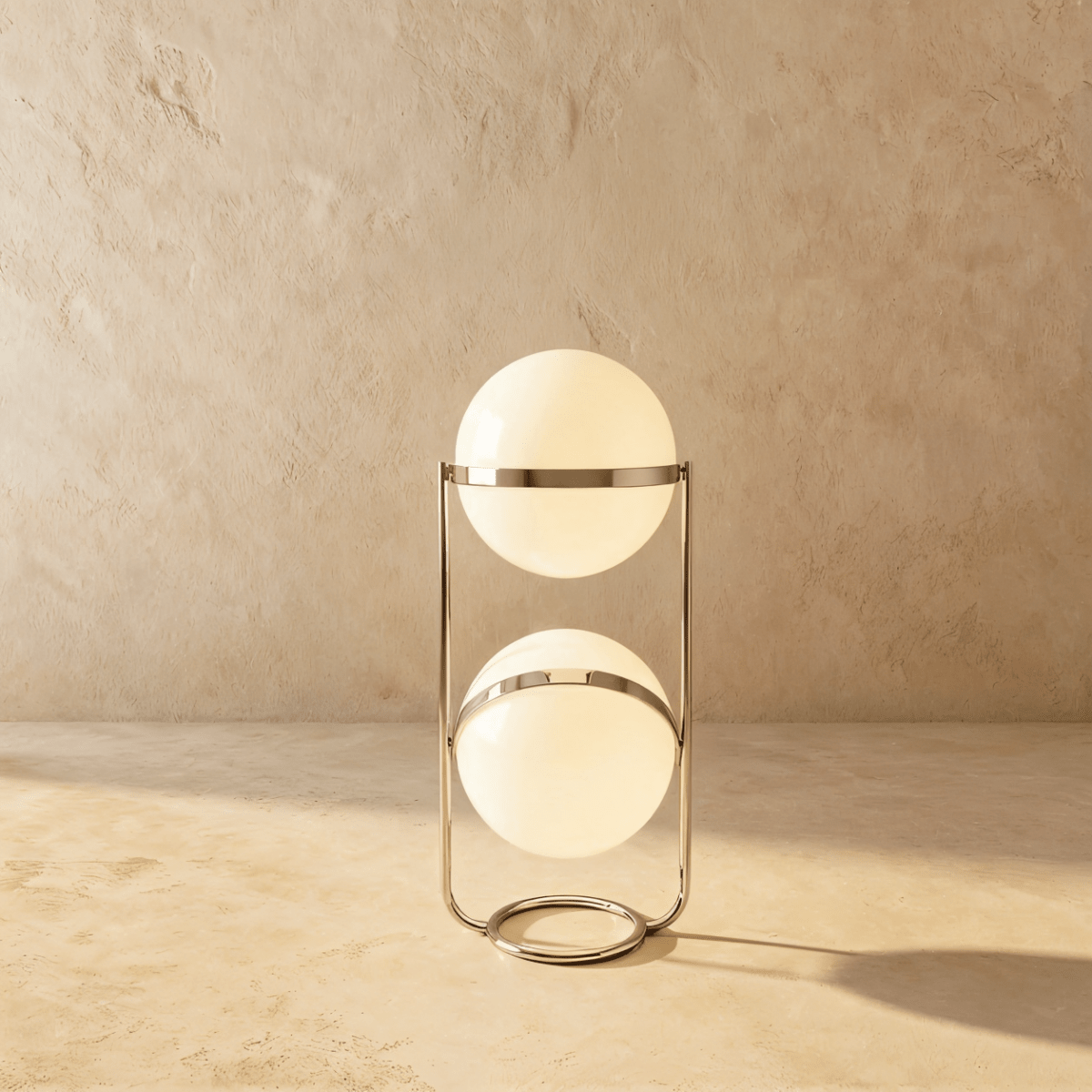 Rasu Minimalistische Stehlampe aus massivem Stahl mit stabilem Fuß | Restfield
