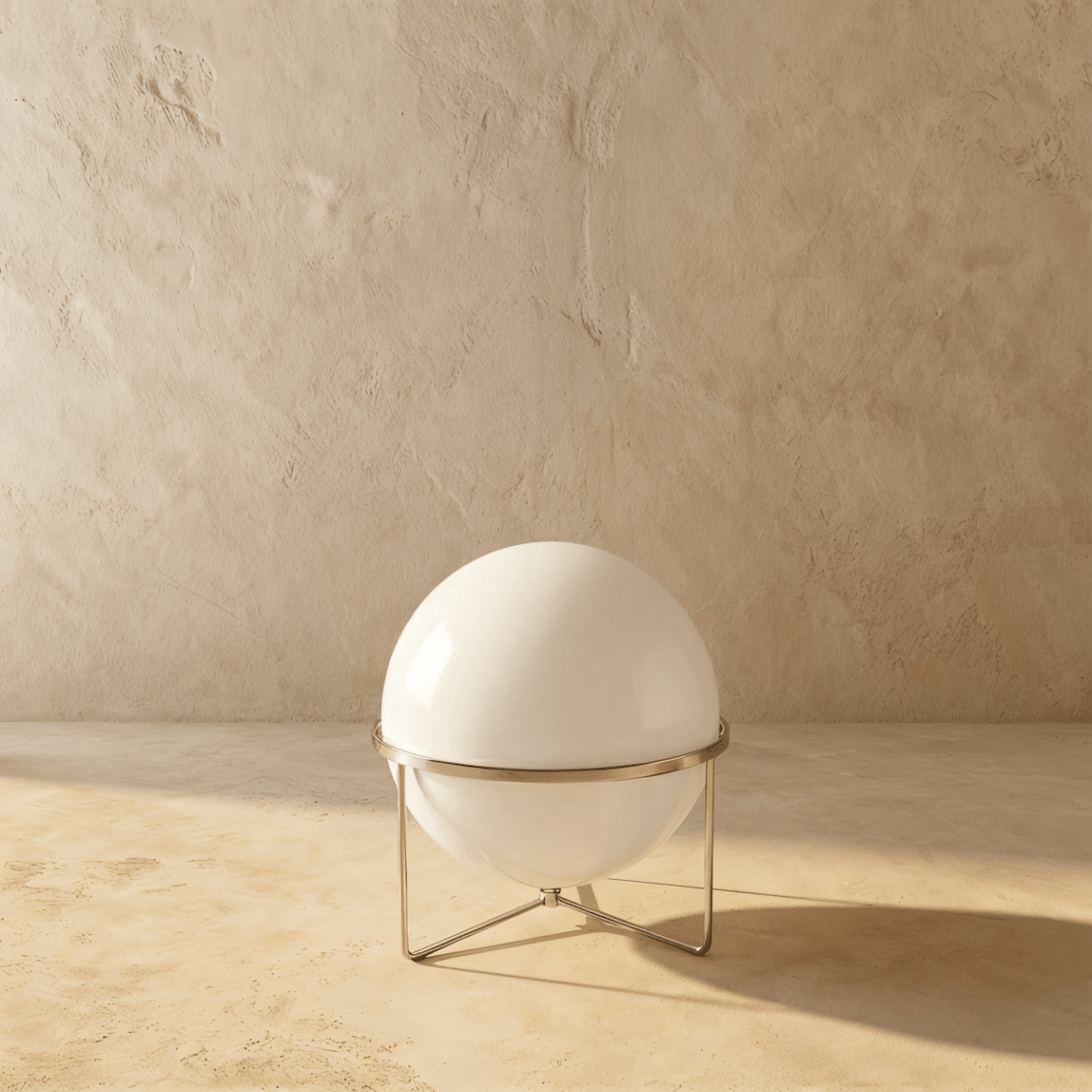 Rasu Minimalistische Stehlampe aus massivem Stahl mit stabilem Fuß | Restfield