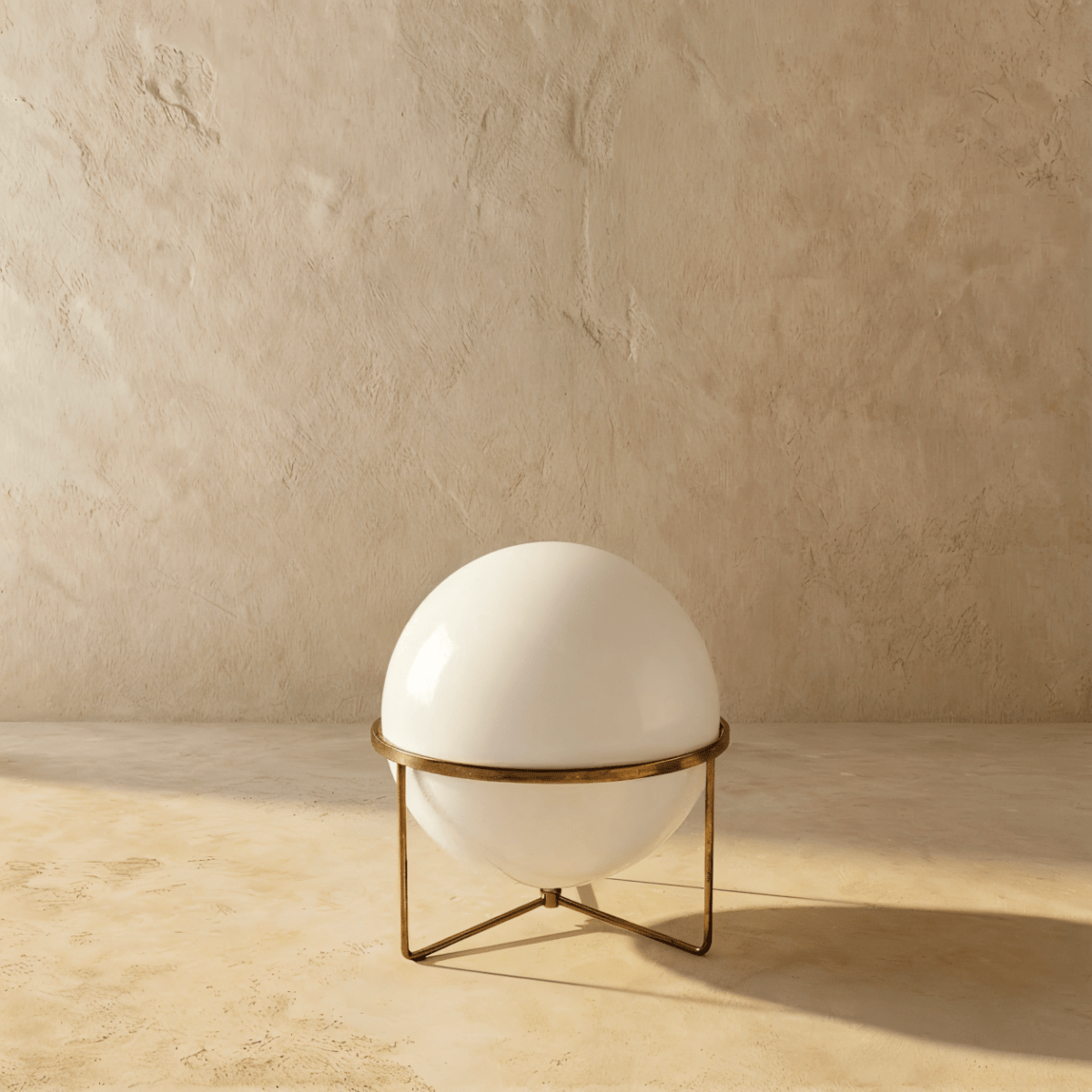 Rasu Minimalistische Stehlampe aus massivem Stahl mit stabilem Fuß | Restfield