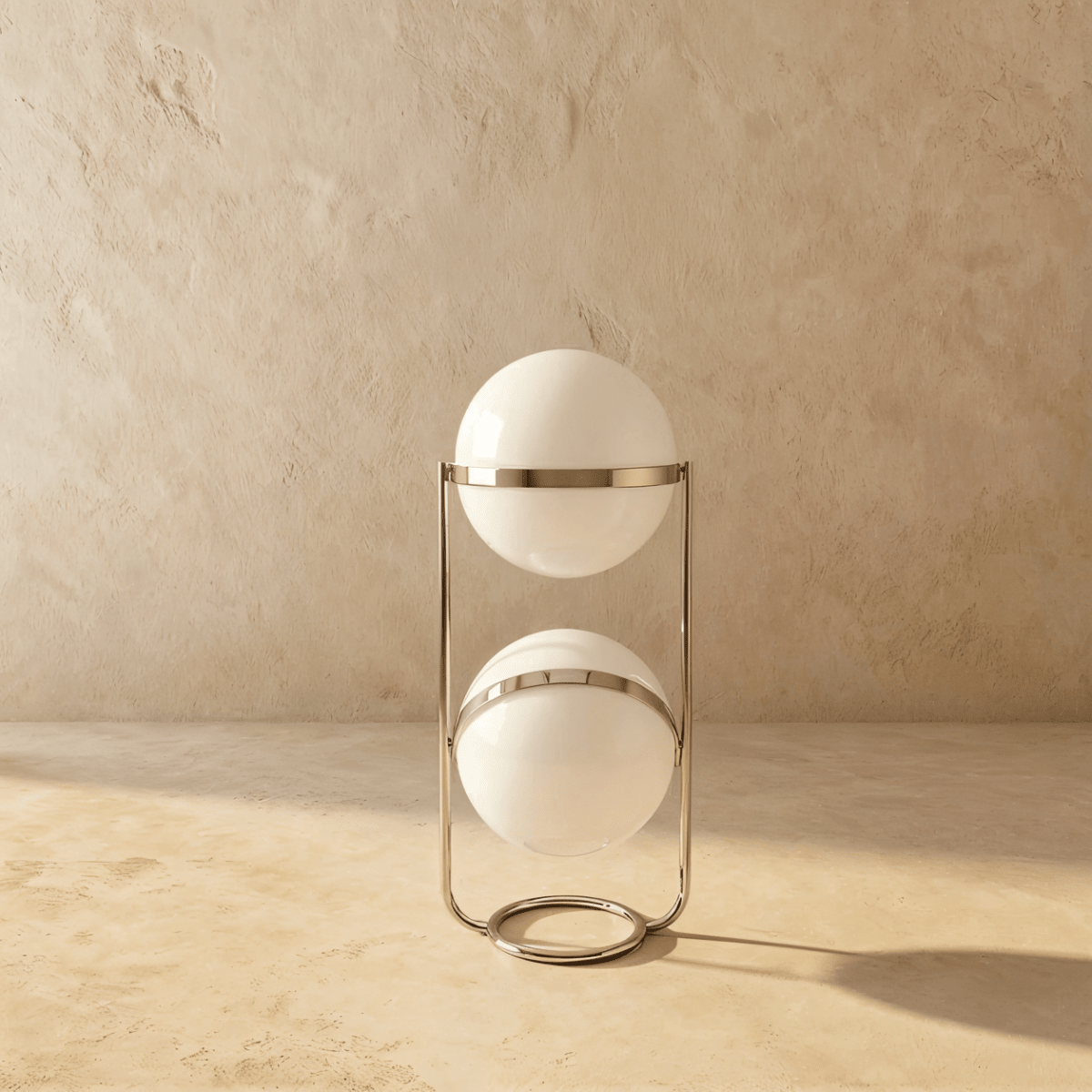 Rasu Minimalistische Stehlampe aus massivem Stahl mit stabilem Fuß | Restfield