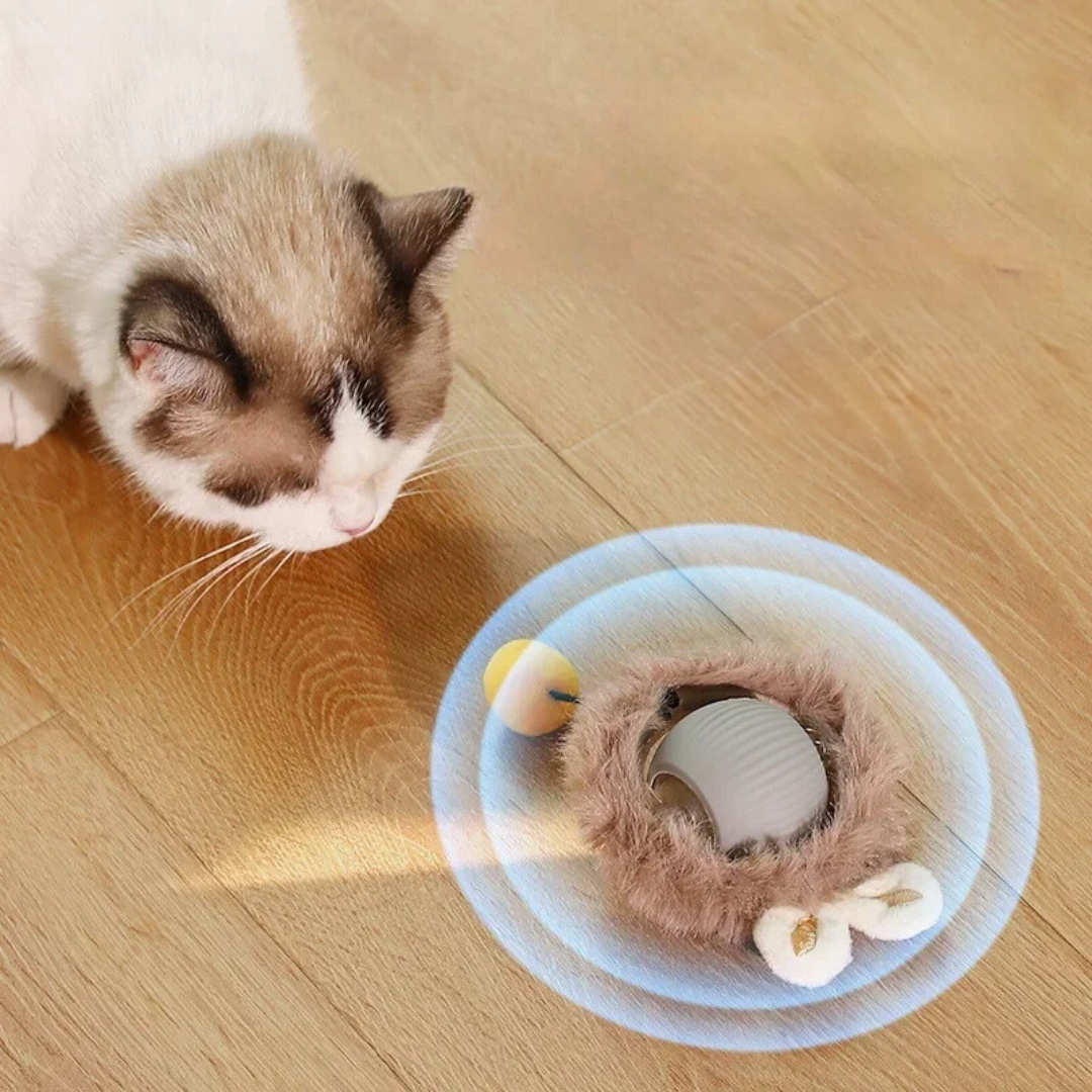 Interactief Kattenrolspeelgoed Oplaadbaar USB met Bewegende Staart Prooi-Imitatie voor Actief Spel Katten | Sansoti