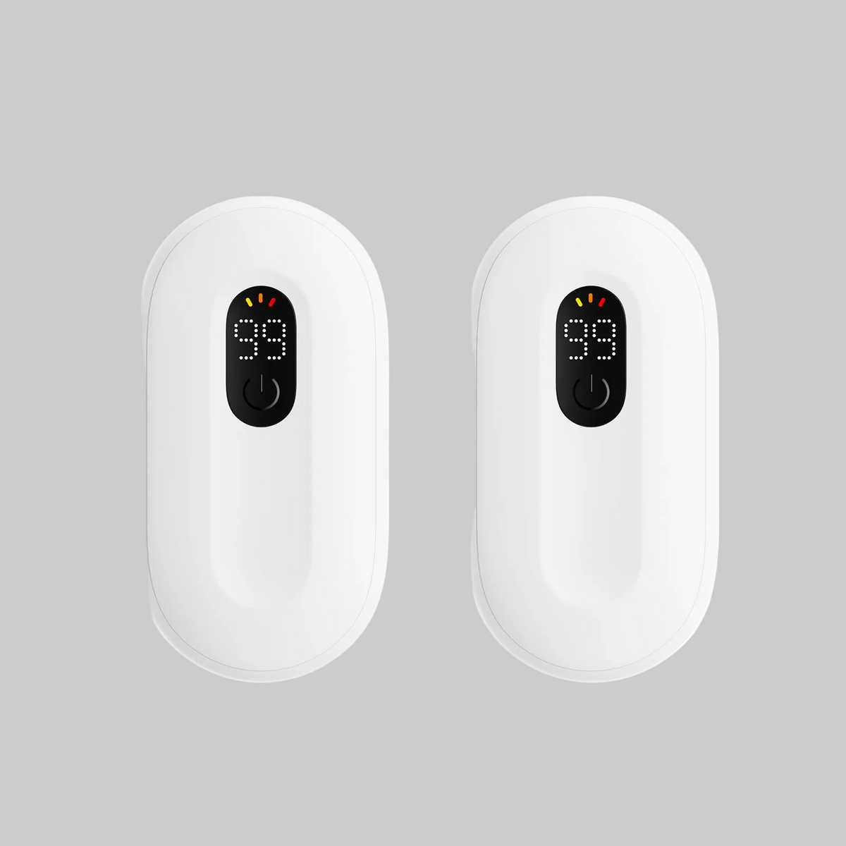 Oplaadbare Handwarmer Set 2 Stuks met Magnetische Koppeling LED Display Handverwarmers Winter Warmtepads | Sansoti