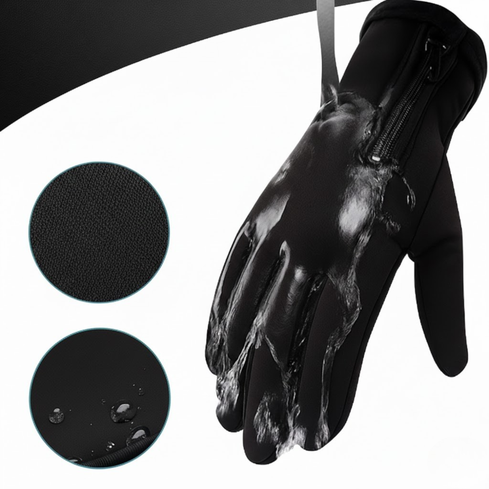 Heated Gloves Touchscreen Rechargeable Waterproof Winter Skiing Snowboarding Thermal Grip Black | Sansoti