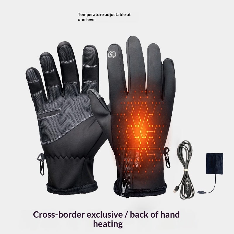 Verwarmbare Handschoenen USB Oplaadbaar met Touchscreen Antislip Winterhandschoenen voor Ski en Wintersport | Sansoti