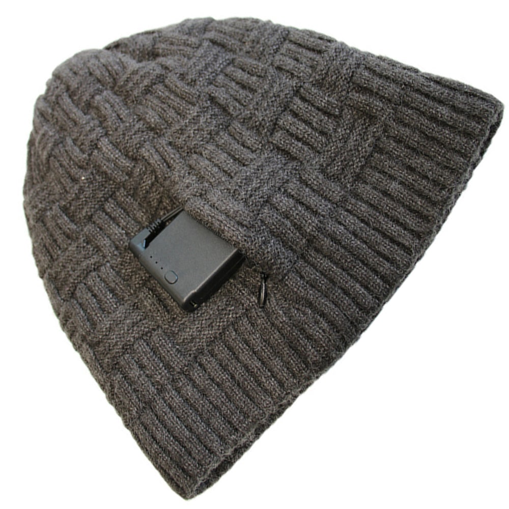 Verwarmbare Muts met Oplaadbare Batterij Winterhoofdwarmte Fleece Oorflappen Skullcap Outdoor Heren Dames | Sansoti