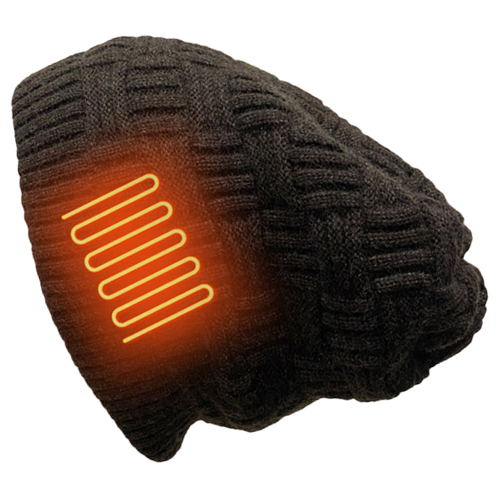 Verwarmbare Muts met Oplaadbare Batterij Winterhoofdwarmte Fleece Oorflappen Skullcap Outdoor Heren Dames | Sansoti