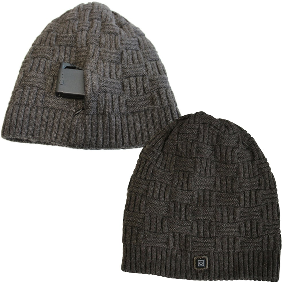 Verwarmbare Muts met Oplaadbare Batterij Winterhoofdwarmte Fleece Oorflappen Skullcap Outdoor Heren Dames | Sansoti