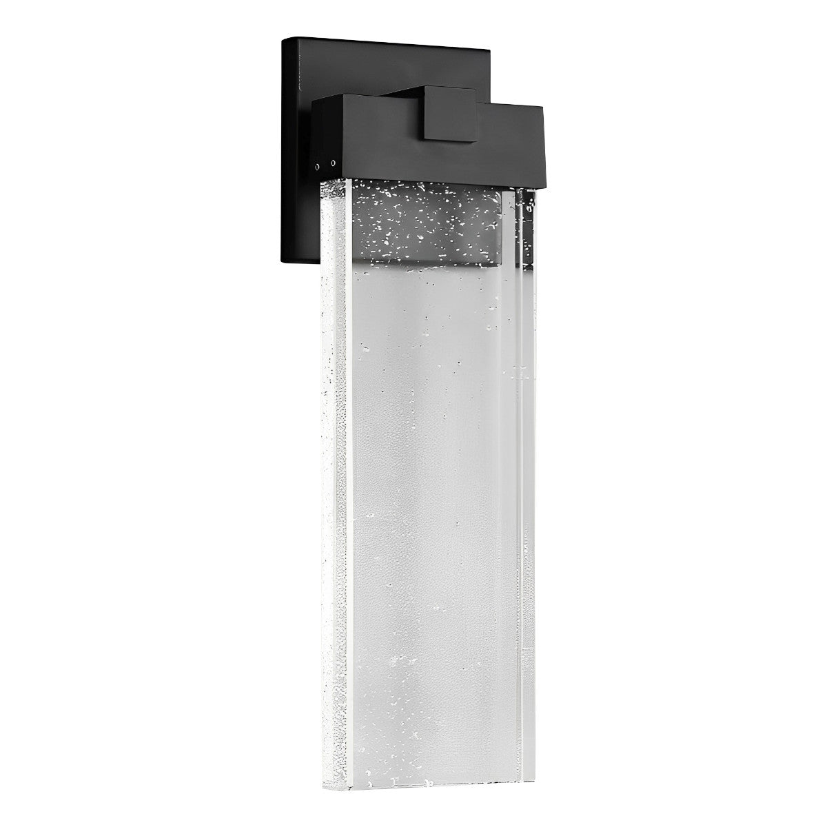 Außen LED Wandleuchte Kristall Aluminium Schwarz 10W 18W 24W IP54 Fassade Haustür Garten Villa Außenlampe Modern | Restfield
