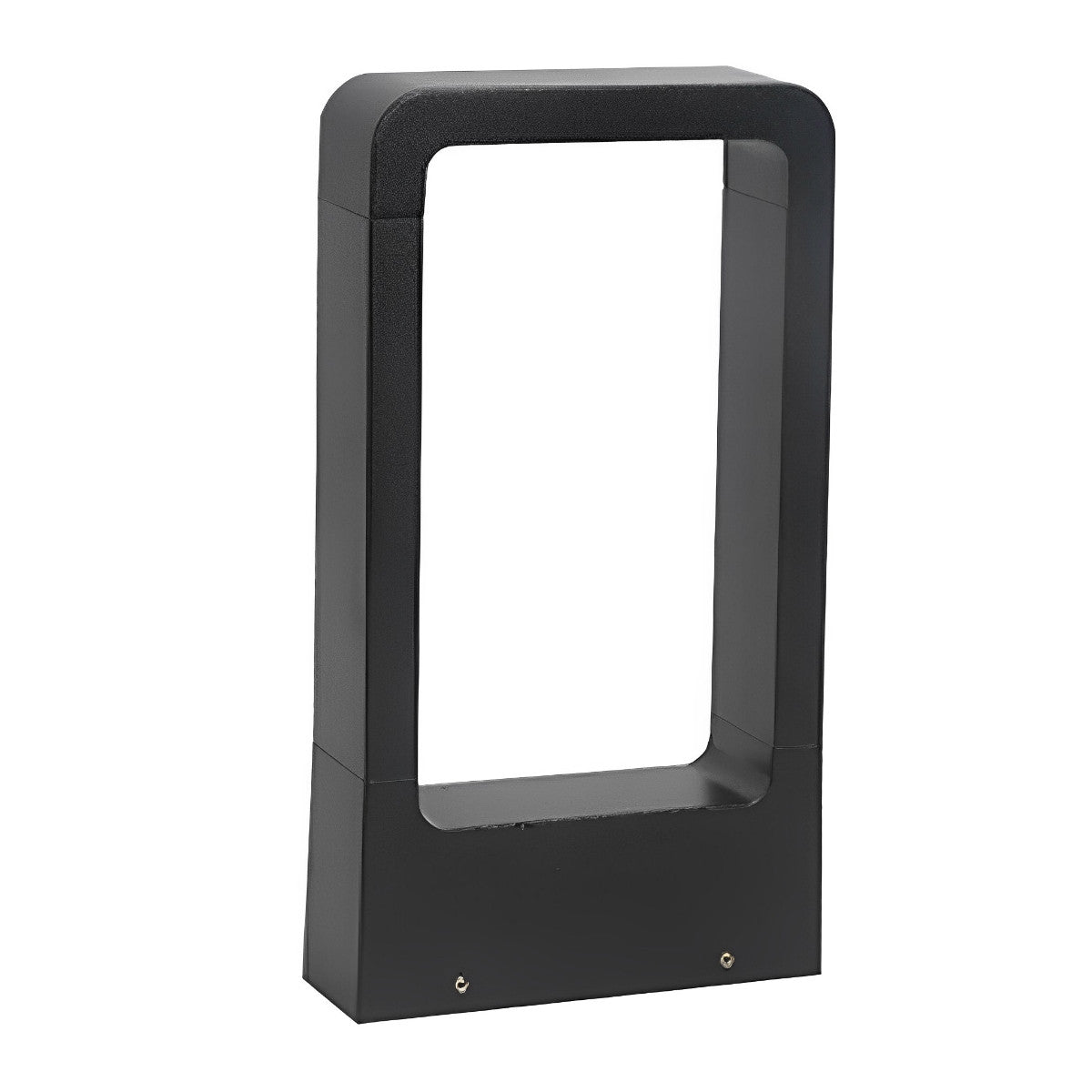 Sokkellamp LED 10W Zwart Aluminium Tuin Oprijlaan Pad IP65 Staande Buitenlamp Rechthoek Warmwit 3000K Gazonlamp Tuinverlichting | Sansoti