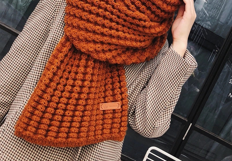Handwoven Wool Scarf for Women Oversized 175cm Premium Winter Accessory Warm Elegant Soft Comfortable | Sansoti