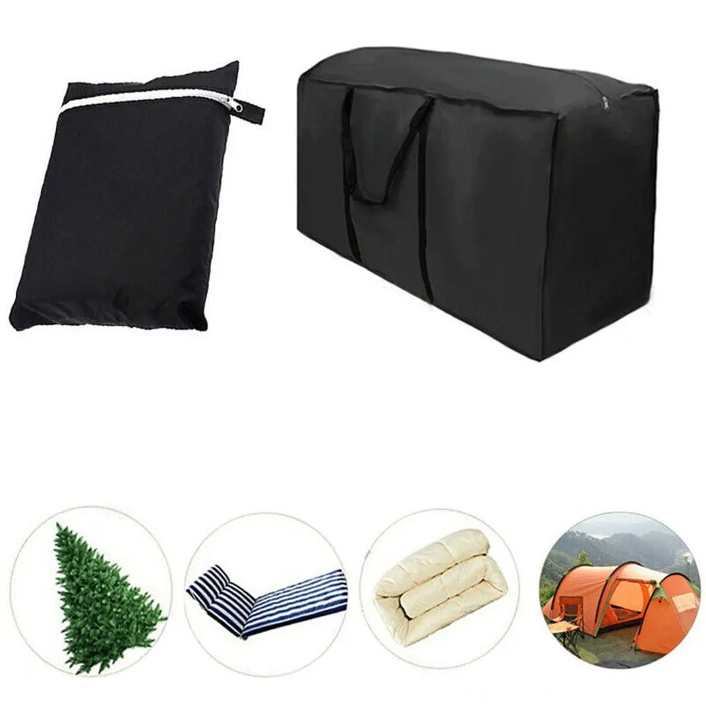Waterdichte Beschermhoes voor Tuinmeubilair UV-Bestendig 210D Oxford Zwart M & L | Sansoti