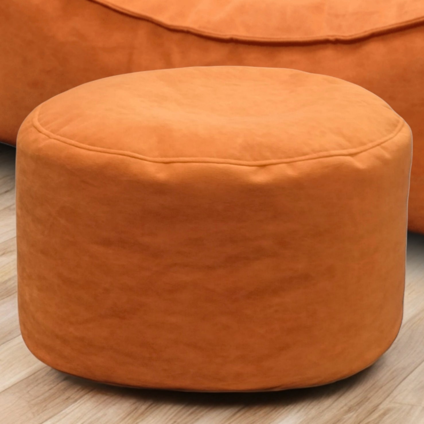 Ronde Fluwelen Zitzak Velvet Loveseat Groot Premium EPS Woonkamer Slaapkamer | Sansoti